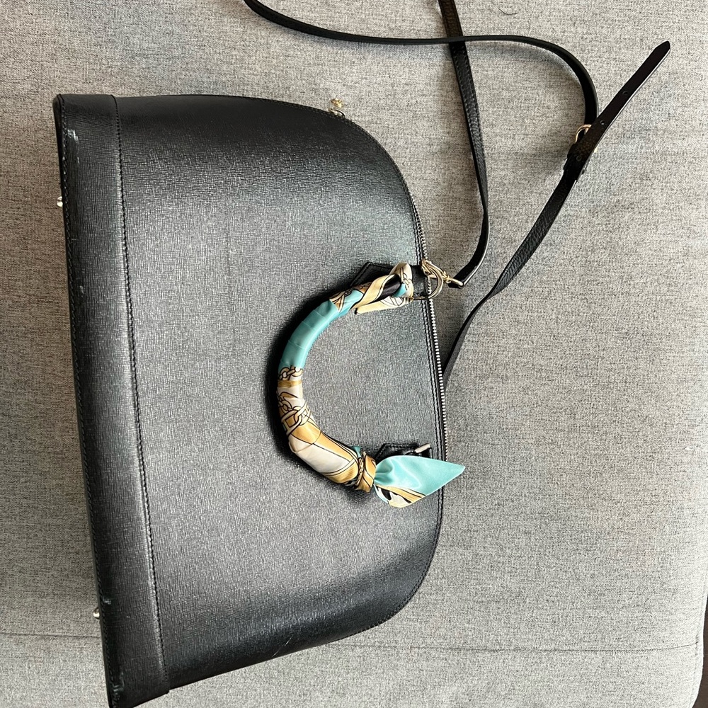 Black shoulder bag
